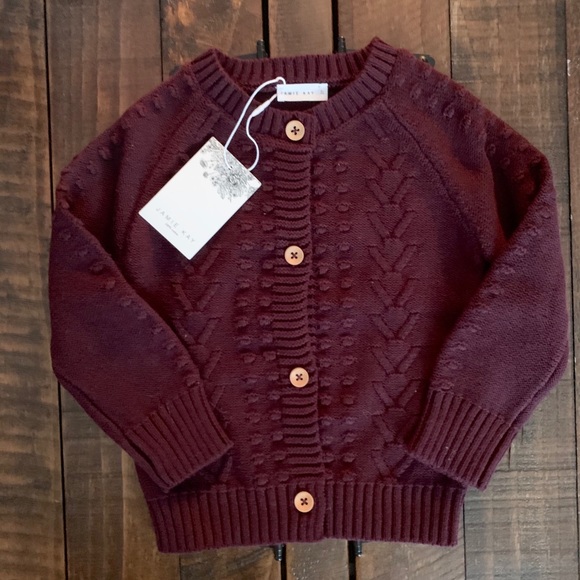 jamie kay cable knit cardigan